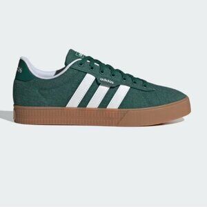 Adidas Daily 3.0 Collegiate Green Gum Canvas Sneakers Size 11M
